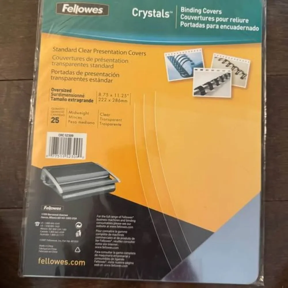Fellowes Crystals Binding Covers
